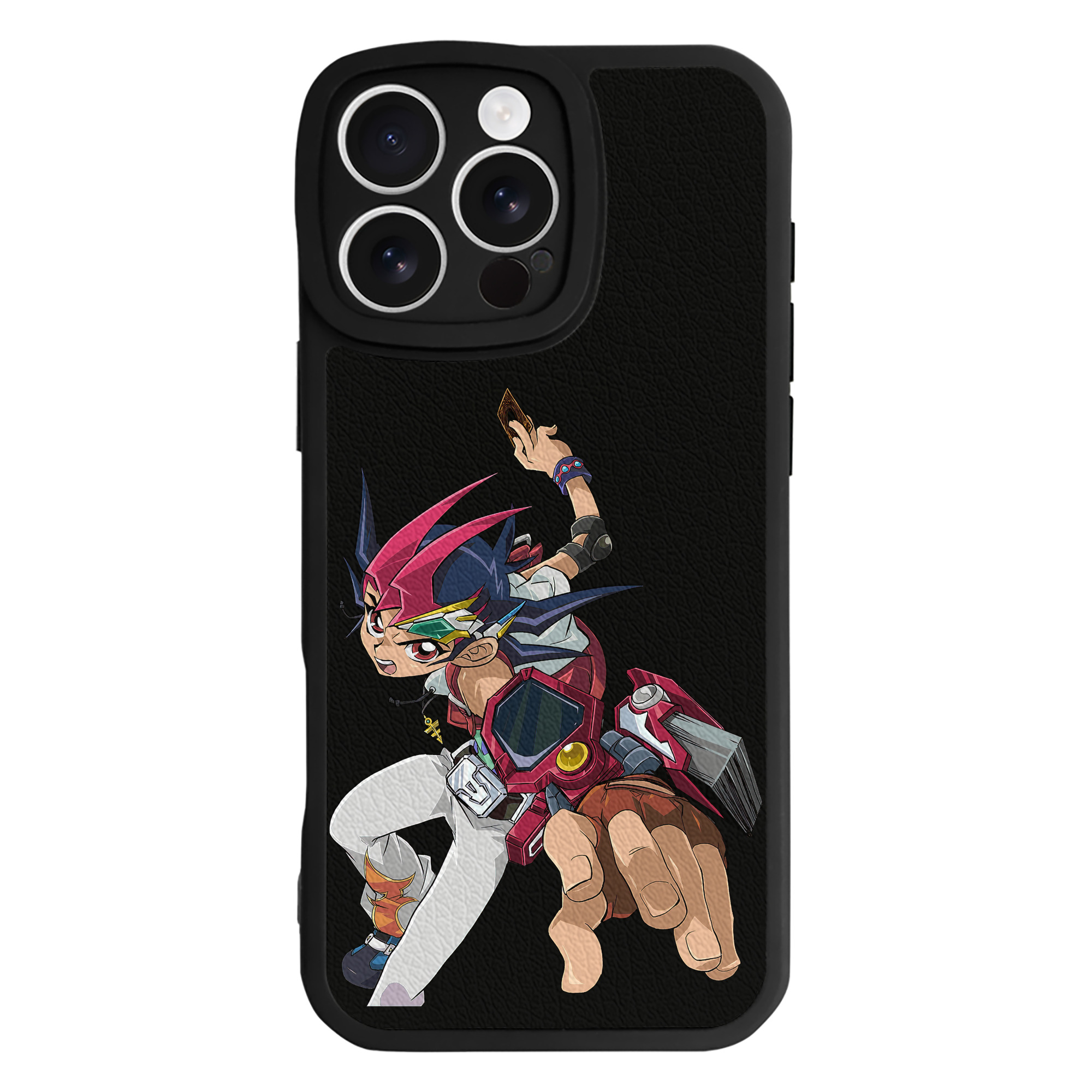 遊☆戯☆王 Yu-Gi-Oh! 【iPhone 16シリーズ対応】シリコンスマホケース（レザー調） 材質：シリコン